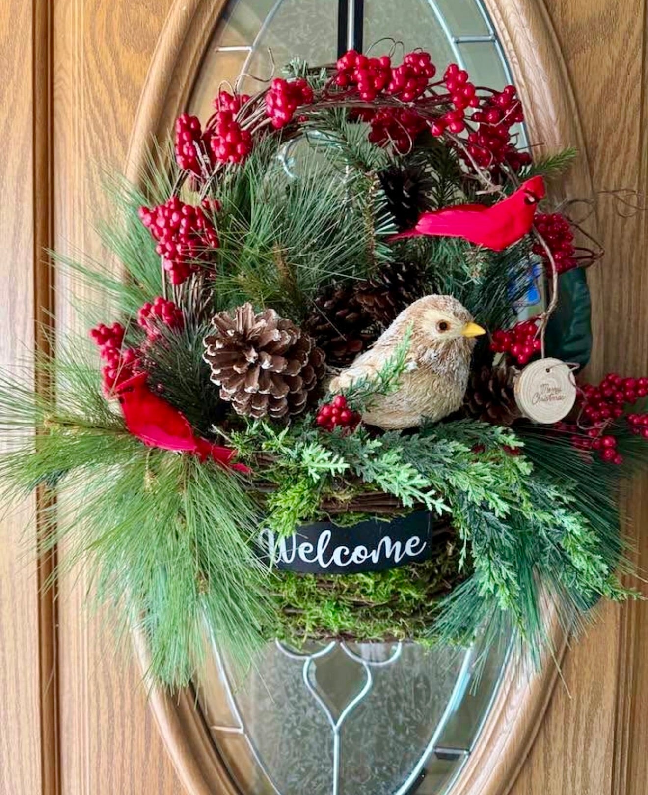 Birds and Berries Basket