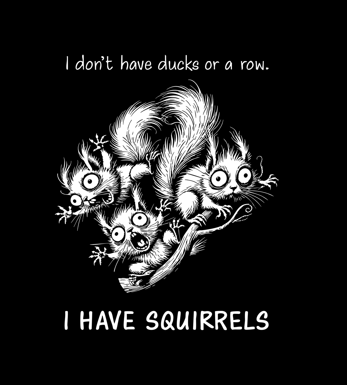 Squirrels T-Shirt, V-Neck