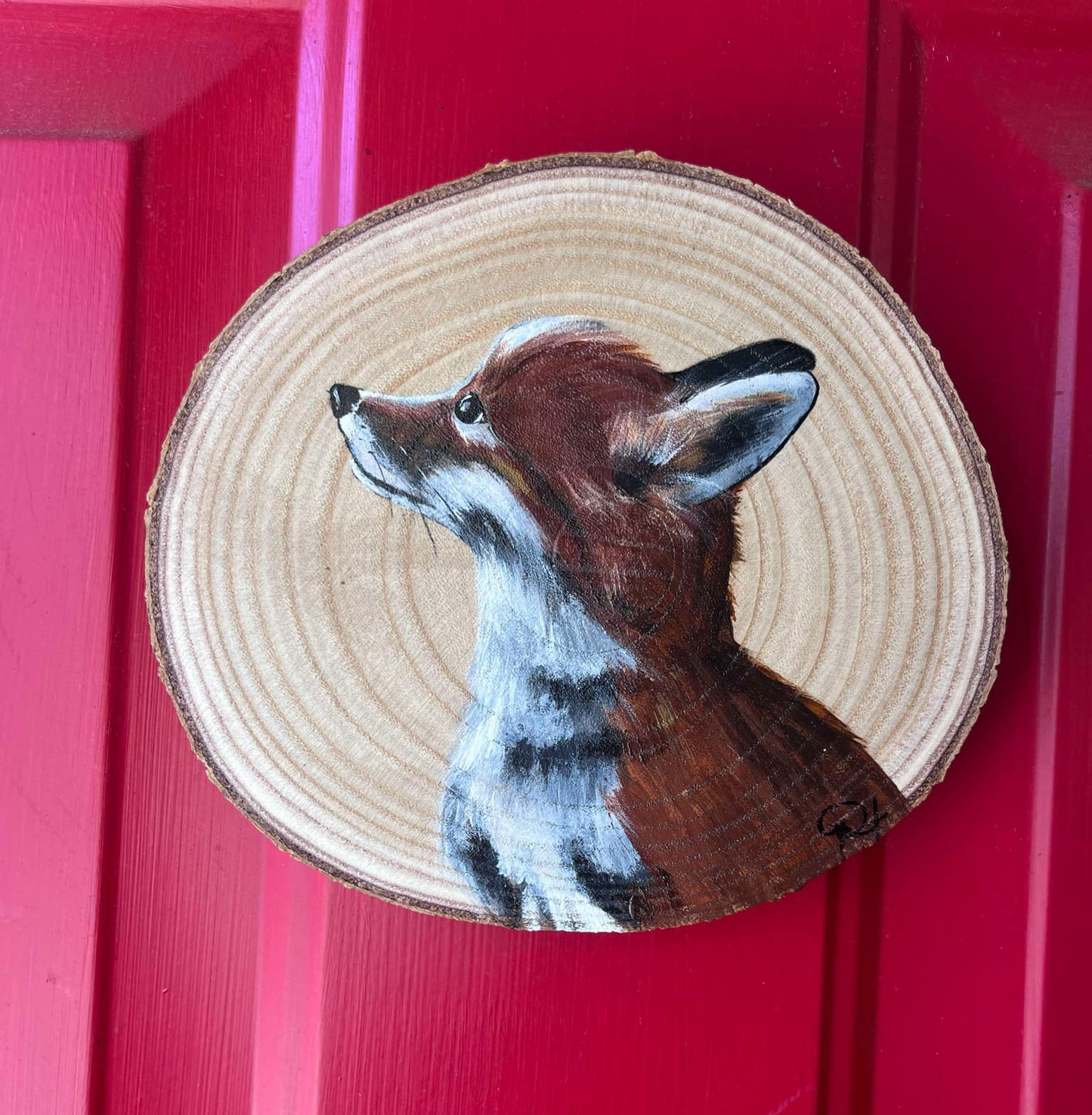 Fox: Acrylic on Wood