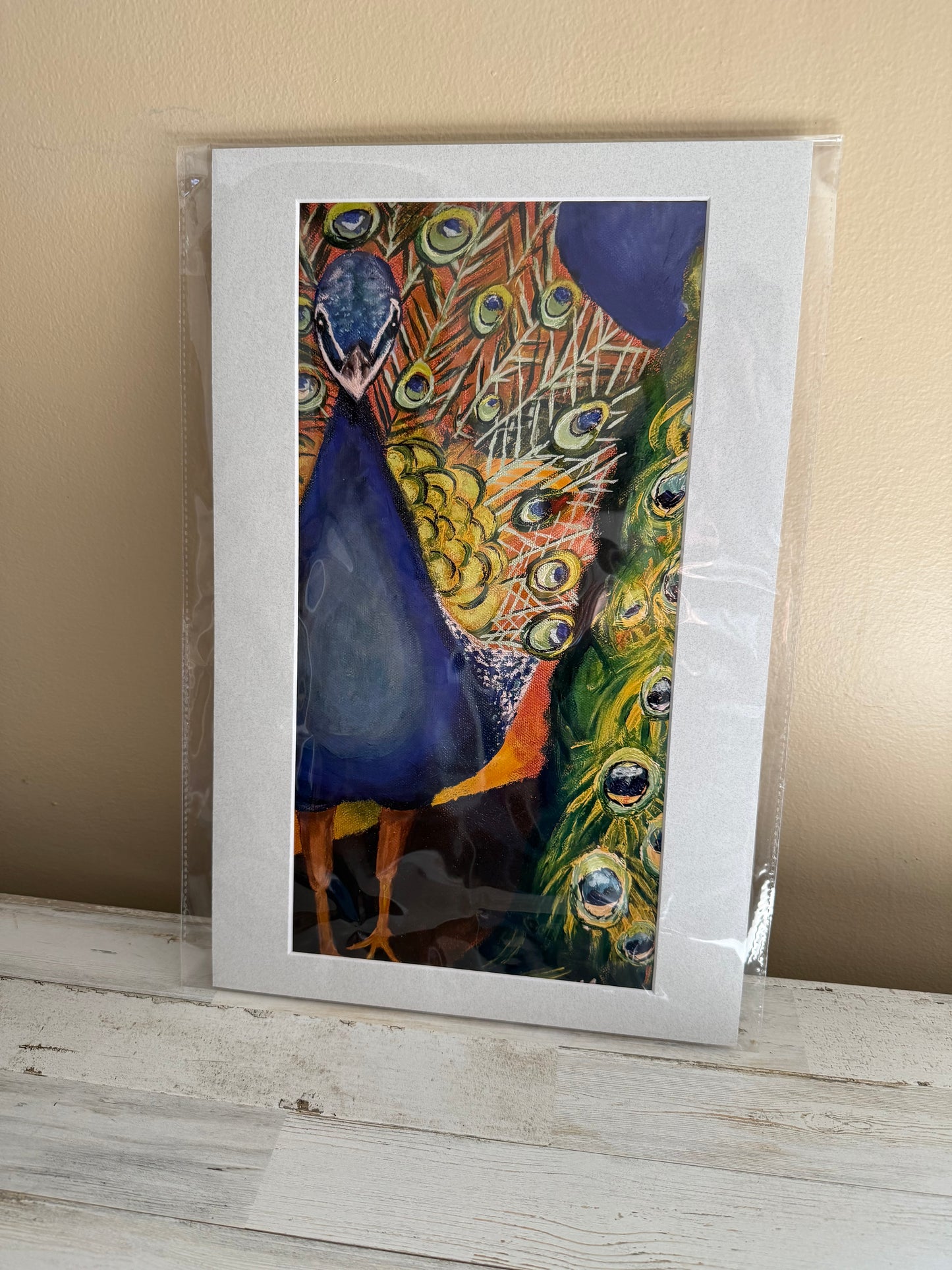 Peacock: Oil on Canvas