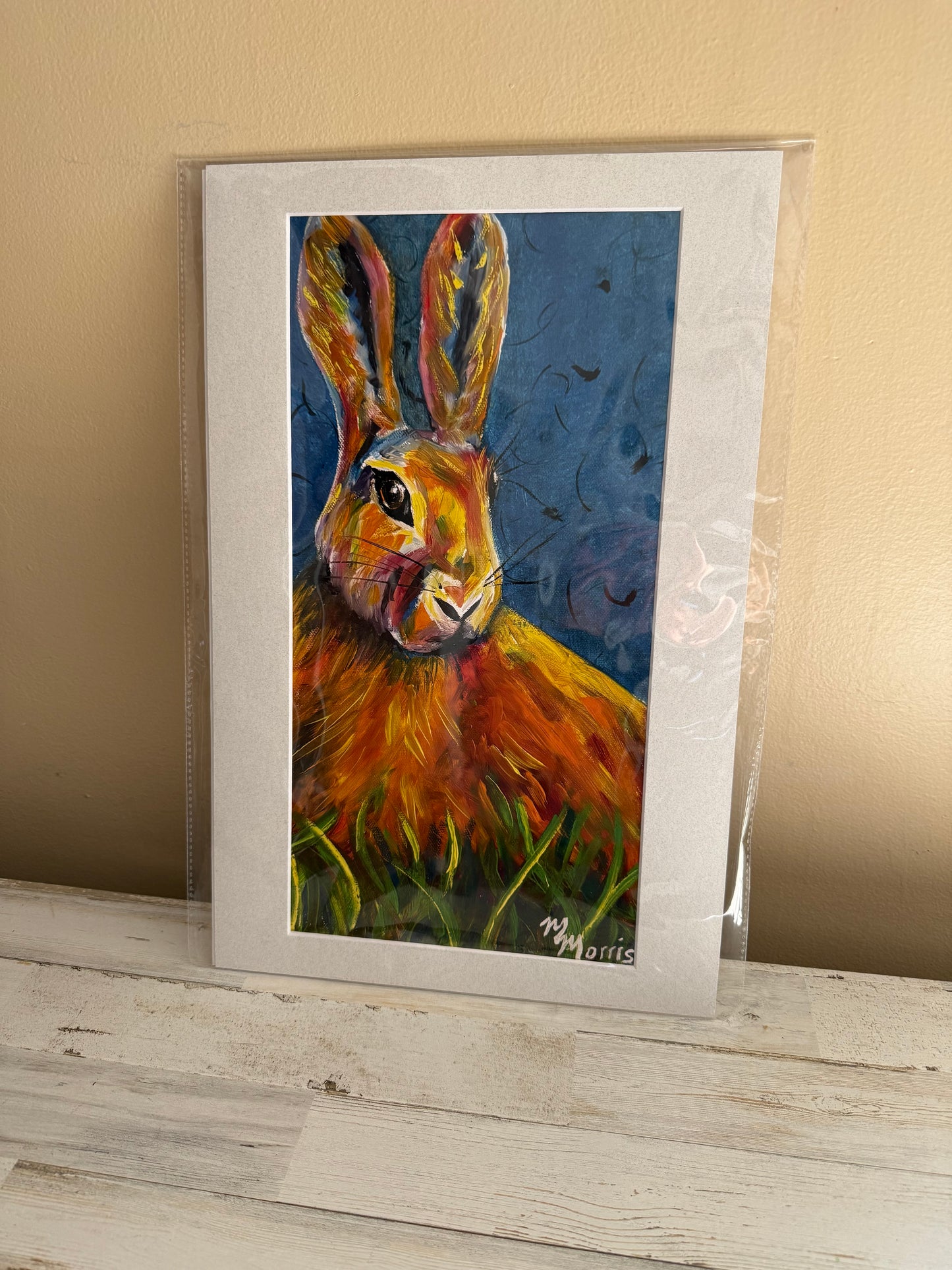 Rabbit: Oil on Canvas Painting